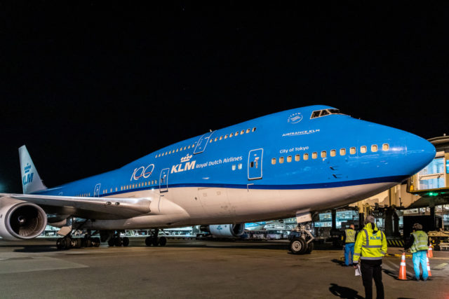 Boeing 747 van KLM die nu ingezet wordt als vrachttoestel (Bron: KLM)