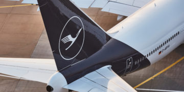 Staart van een Boeing 747-800 van Lufthansa (Bron: Lufthansa)