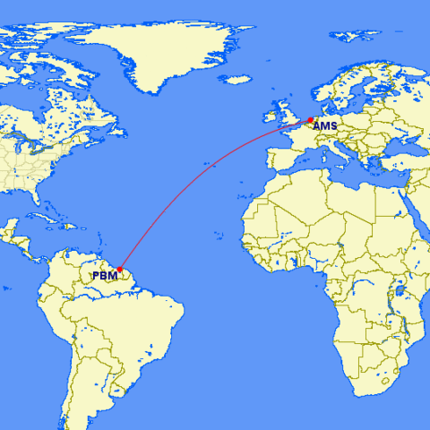 Amsterdam - Paramaribo