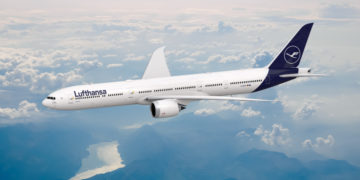 Boeing 777-9 in Lufthansa livery (Bron: Lufthansa)