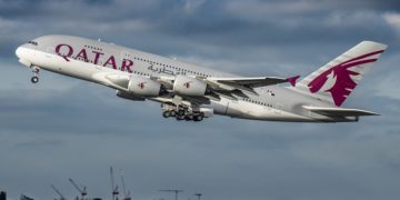 A380 van Qatar Airways (Bron: Wikimedia Commons)