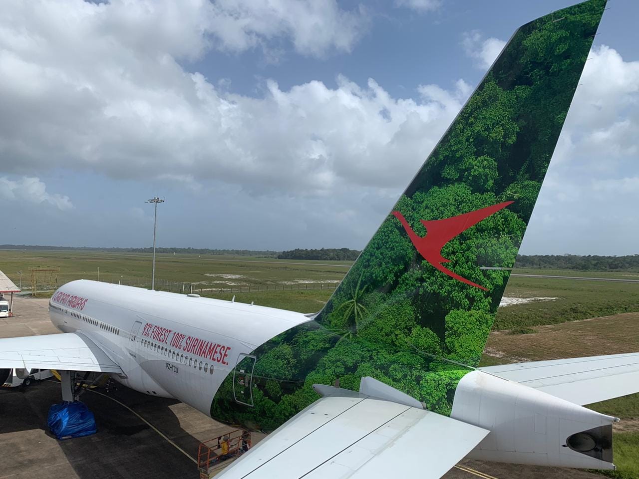 Voormalige Boeing 777 van Surinam Airways (Bron: CDS / Surinam Airways)