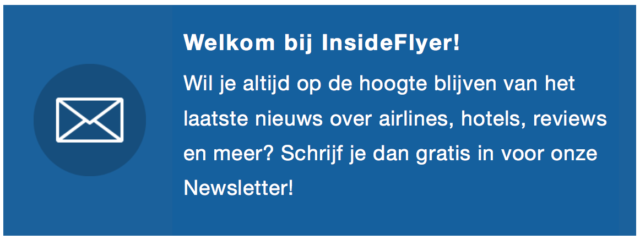 Schrijf je in voor de InsideFlyer Nieuwsbrief.