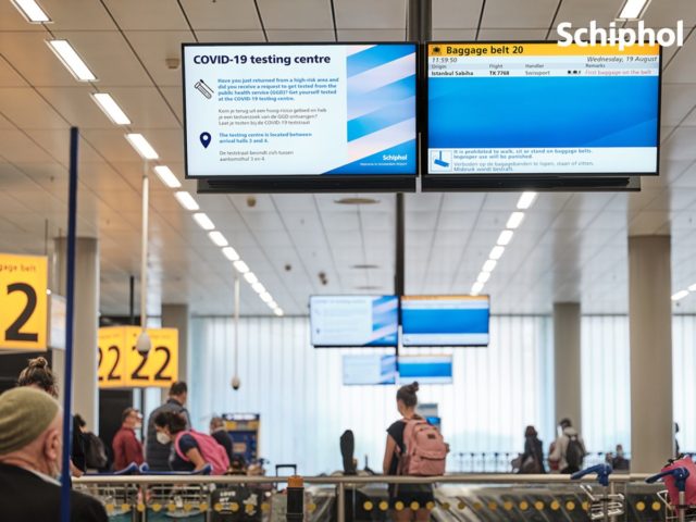 Corona Teststraat Schiphol nu alweer gesloten