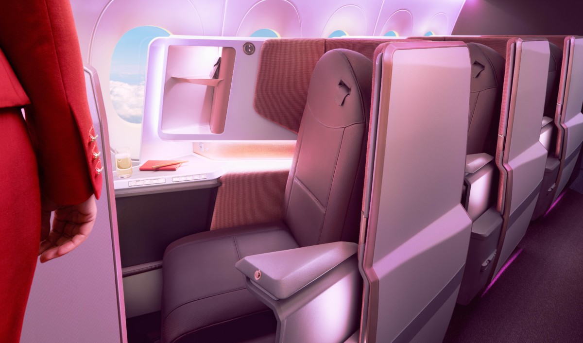 Virgin Atantic Upper Class cabine (Bron: Virgin Atlantic)