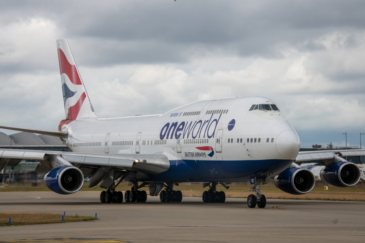 Boeing 747 van British Airways in Oneworld livery (Bron: British Airways)