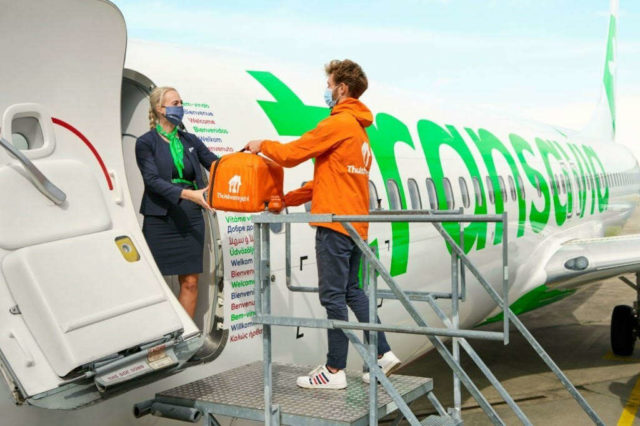 Thuisbezorgd transavia