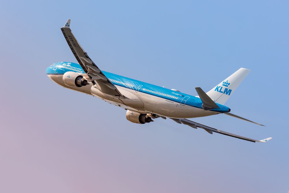 KLM Airbus A330-300 in de nieuwe livery (Bron: KLM)