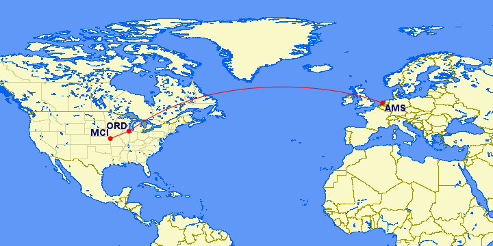 GCmap B747-400combi KLM