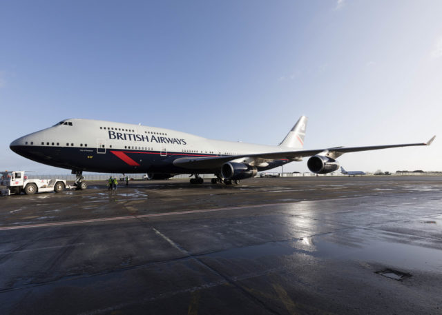 Boeing 747 British Airways wordt nationaal erfgoed