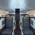 Business Class cabine aan boord van de Boeing 737 MAX 8 van FlyDubai (Bron: FlyDubai)