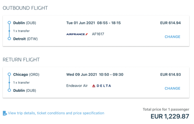 InsideDeals - Voordelig Business Class van Ierland naar Canada of VS met o.a. KLM & Air France