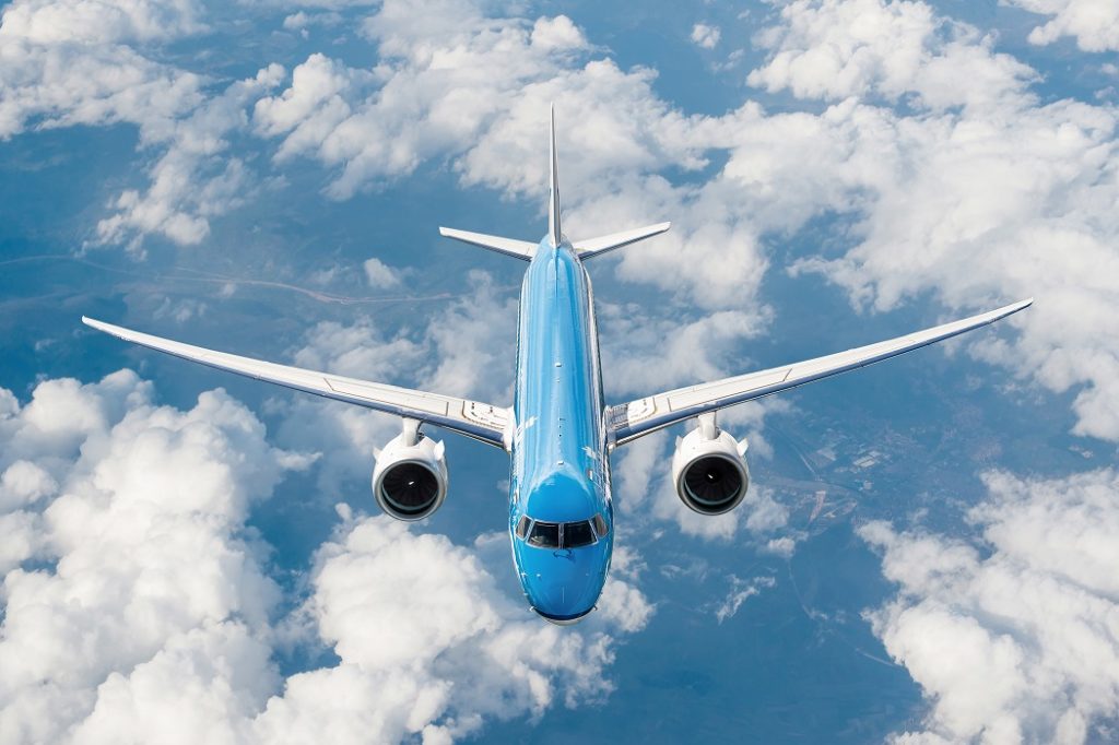 Nieuwste KLM Embraer 195-E2 is onderweg naar Nederland