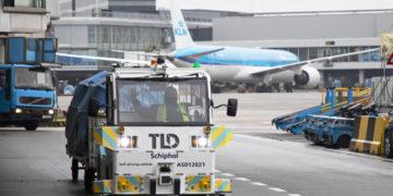 Zelfrijdend voertuig op de luchthaven Schiphol (Bron: Schiphol)