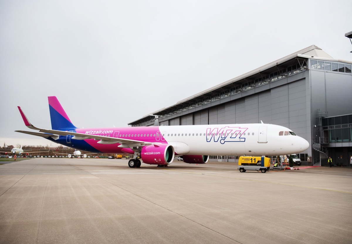 Airbus A321neo in Wizz Air livery (Bron: Airbus)