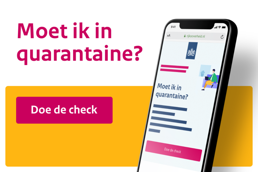 Moet ik in quarantaine bij terugkomst in Nederland?