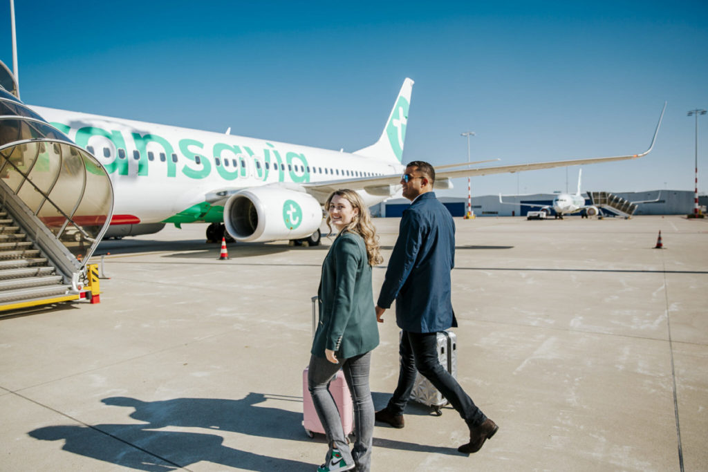 Toestel van Transavia op de luchthaven van Rotterdam The Hague (Bron: Rotterdam The Hague Airport)