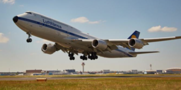 Lufthansa, Boeing 747, Retro