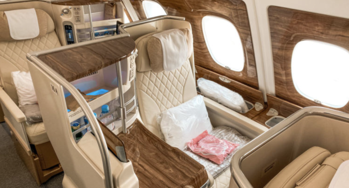 Emirates, A380, business class, review