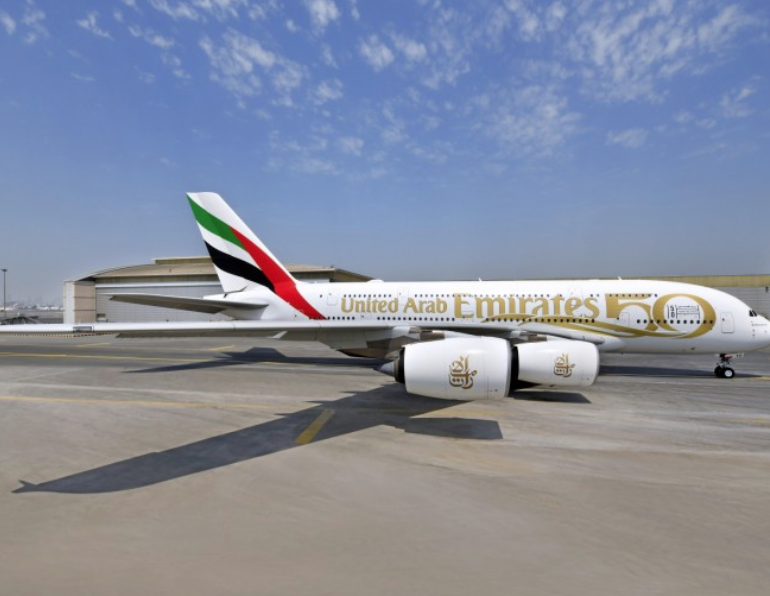 Emirates, 50-jarig bestaan, VAE