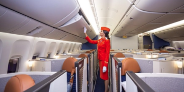 Aeroflot, Boeing 777, Business class