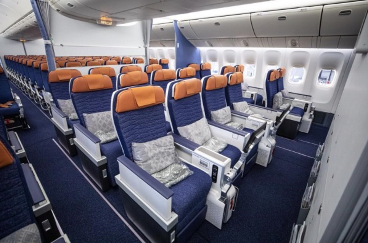 Aeroflot, Boeing 777, Business class