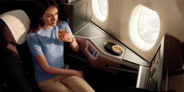 British Airways Club World cabine (Bron: British Airways)