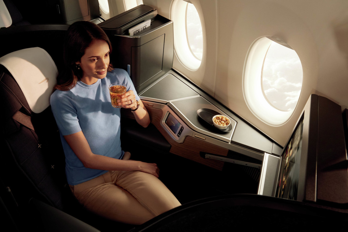 British Airways Club World cabine (Bron: British Airways)