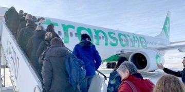 De eerste Transavia vlucht naar Scandinavian Mountains vertrok afgelopen zondag (Bron: BBI Travel / Transavia)