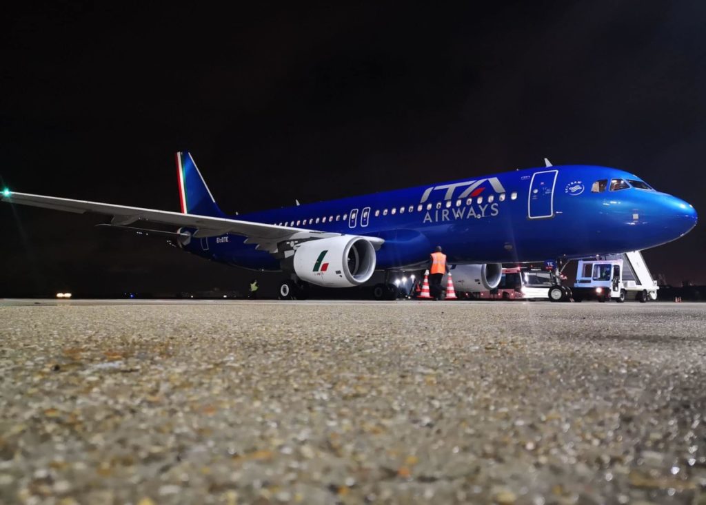 Eerste Airbus A320 van ITA Airways in nieuwe livery