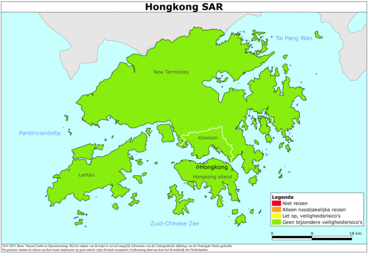 Code Groen Hongkong