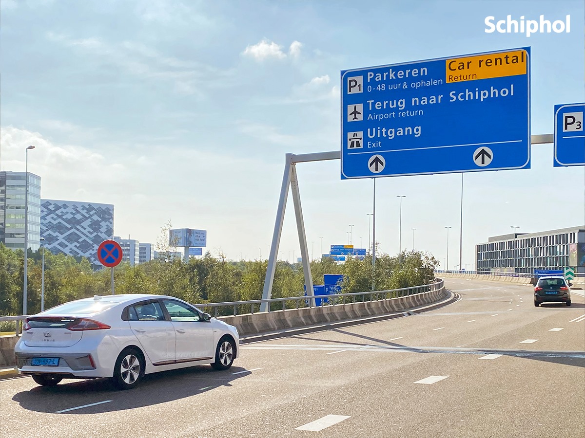 Ingang van P1 Schiphol Parking (Bron: Schiphol Parking)