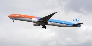 KLM B777 Oranje Olympische Spelen