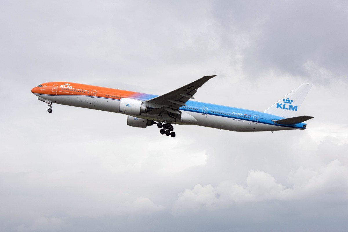 KLM B777 Oranje Olympische Spelen