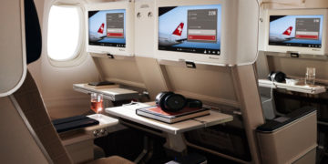 Nieuwe Premium Economy cabine SWISS aan boord van de Boeing 777-300ER (Bron: SWISS)