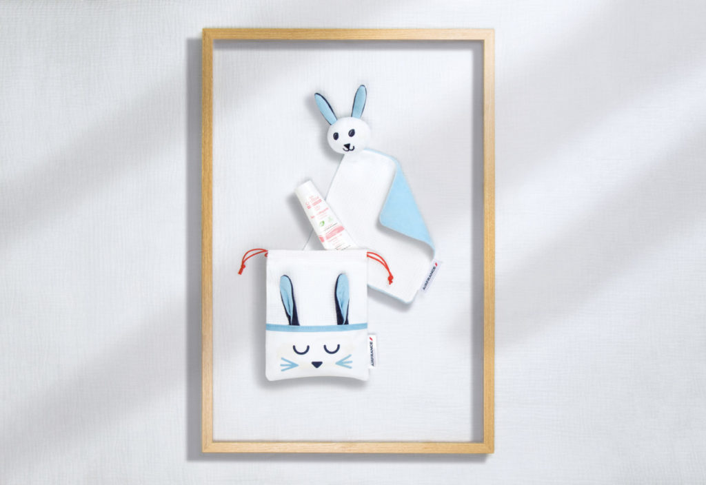 Nieuwe comfort kit voor kinderen bij Air France