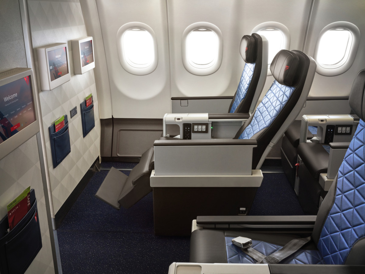 De Premium Economy cabine van Delta heet Premium Select (Bron: Delta)