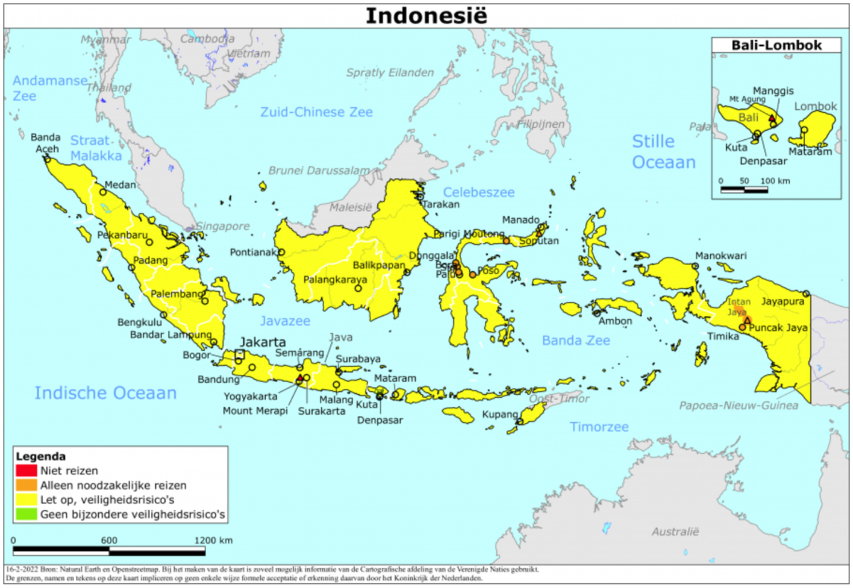 code geel Indonesië