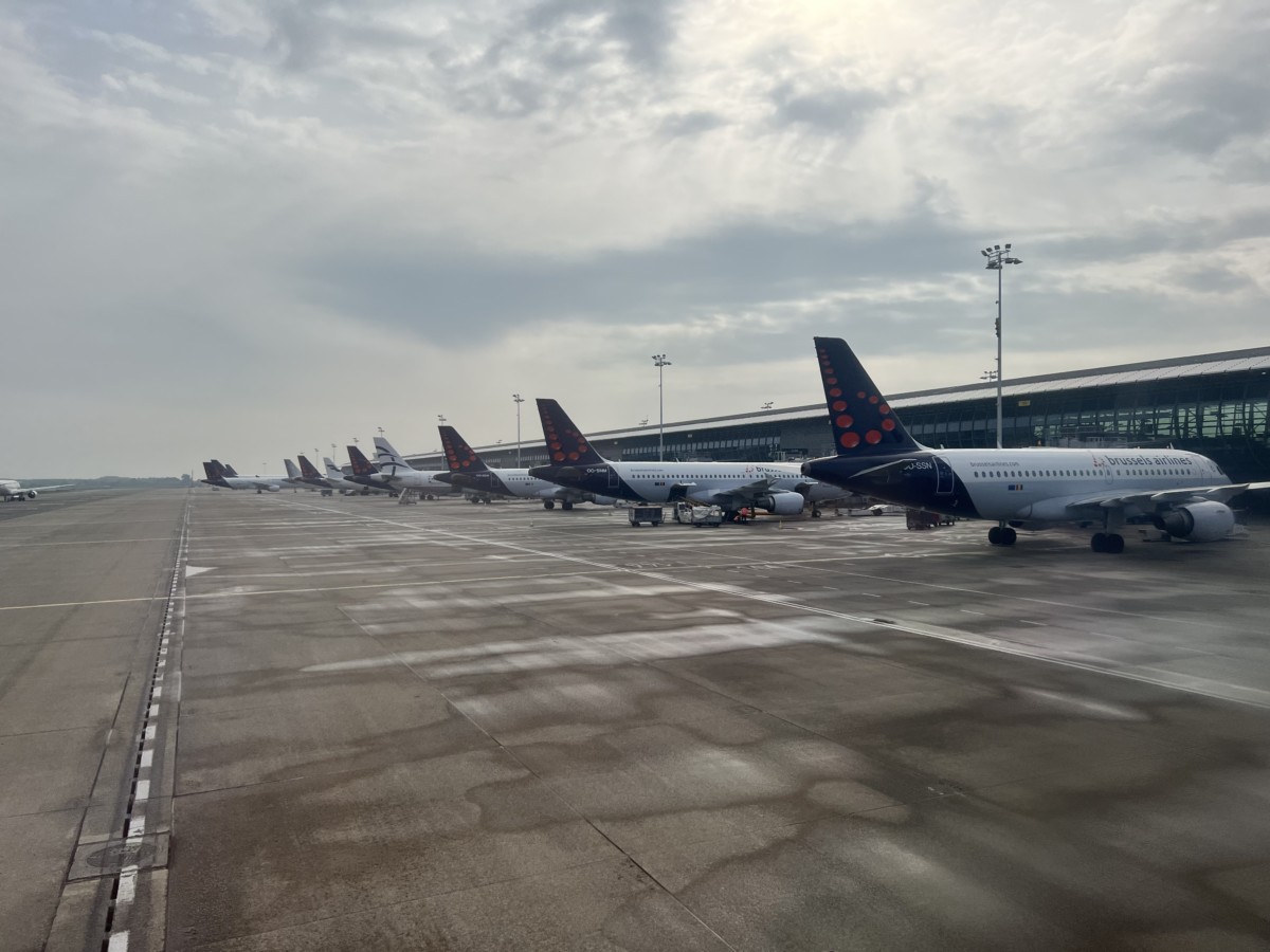 Brussels Airport, staking