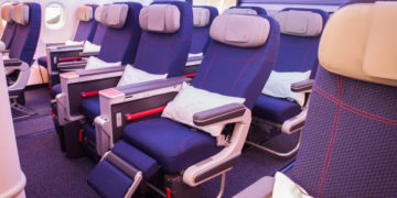 Premium Economy cabine aan boord van de Airbus A330 van Brussels Airlines (Bron: Brussels Airlines)