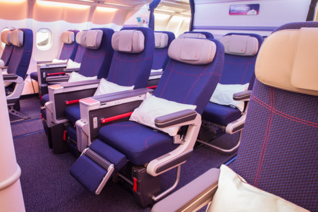 Premium Economy cabine aan boord van de Airbus A330 van Brussels Airlines (Bron: Brussels Airlines)