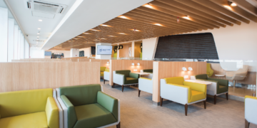 Impressie van de nieuwe SkyTeam lounge in Santiago (Bron: SkyTeam)