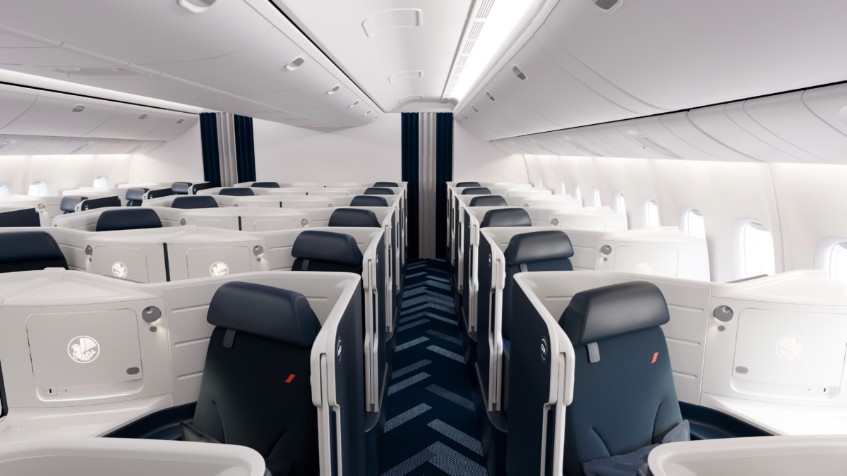 Nieuwe Business Class cabine in de Boeing 777-300 van Air France (Bron: Air France)