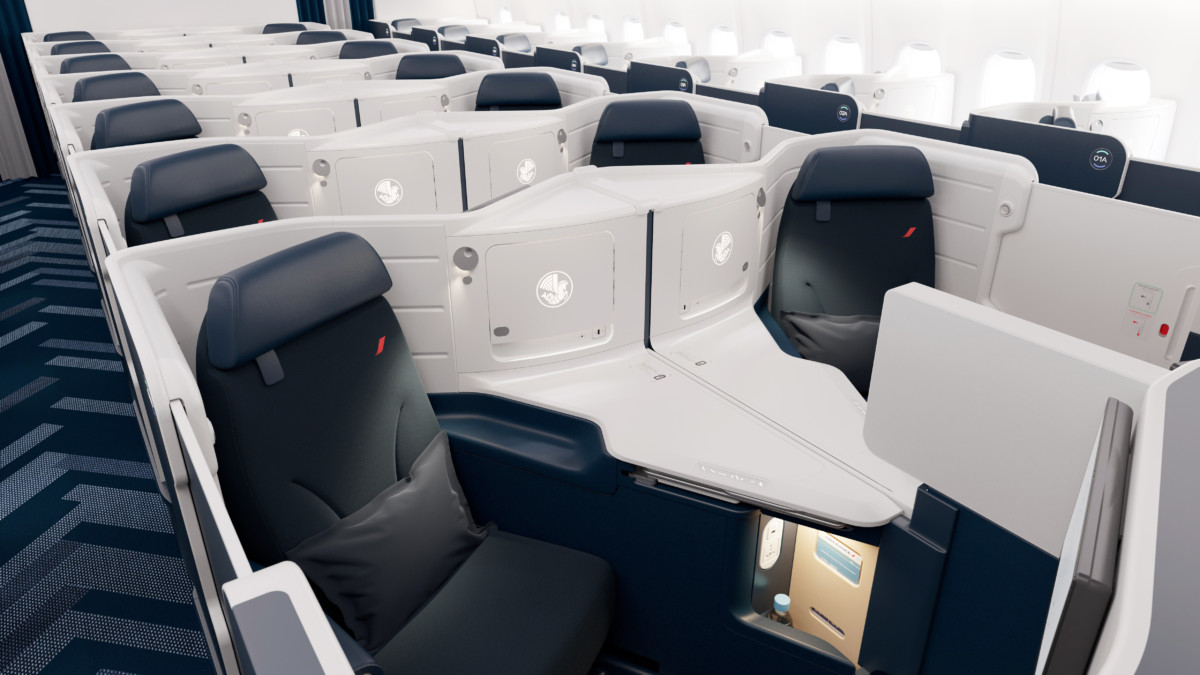 Nieuwe Business Class cabine in de Boeing 777-300 van Air France (Bron: Air France)