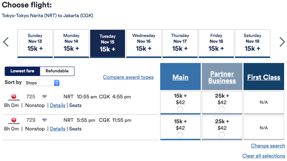 Japan Airlines Alaska miles