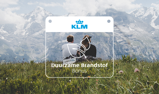 Duurzame Brandstof Bonus ©KLM