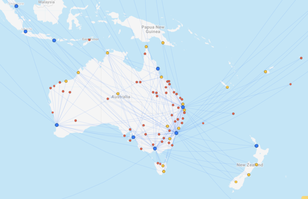 Qantas start nieuwe route tussen Rome en Sydney via Perth