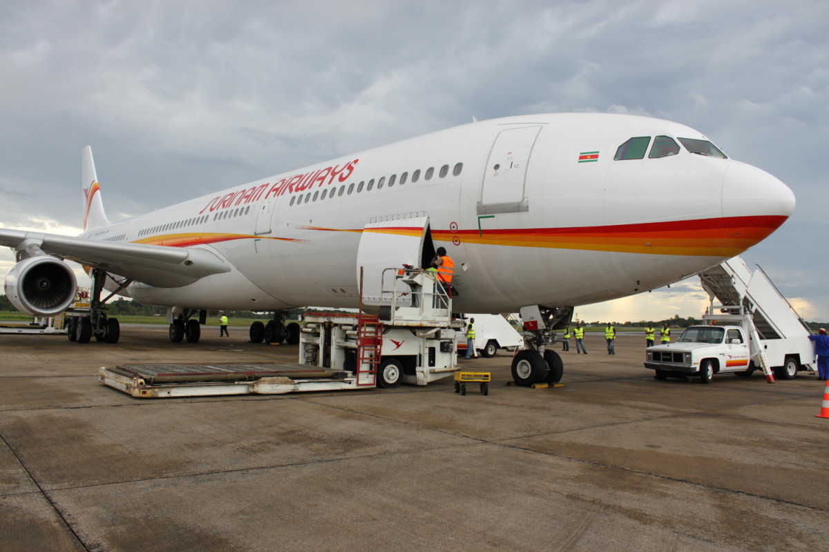 Toestel van Surinam Airways (Bron: Surinam Airways)