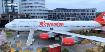 Boeing 747 in het Corendon Village (Bron: Corendon)