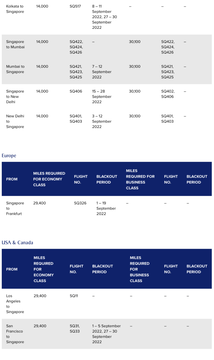 Singapore airlines spontaneous escapes